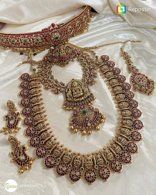Kempu Super Look Jewellery Combo Set