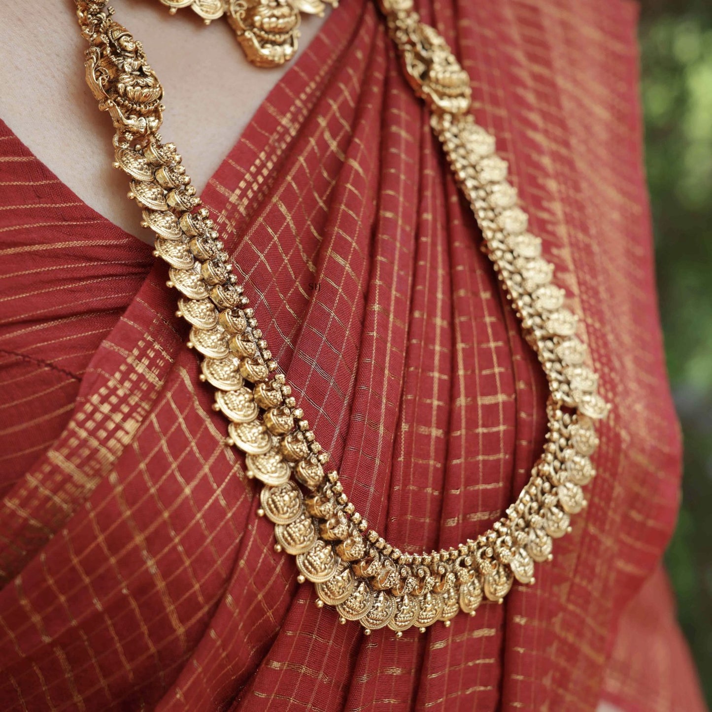 Temple Lakshmi Kasulu Bridal Combo Sets